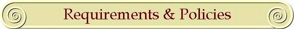 Requirements & Policies