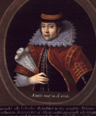 Pocahontas as Lady Rebecca (Mrs. John Rolfe)